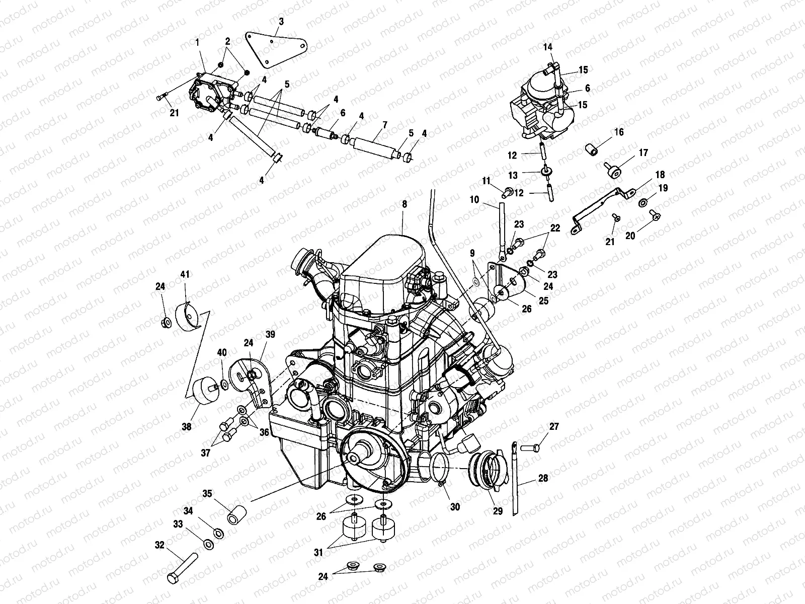 ENGINE MOUNTING - A02CH68AA/AB/AC/CA/CB (4966346634A13) | ENGINE MOUNTING - A02CH68AA/AB/AC/CA/CB (4966346634A13)