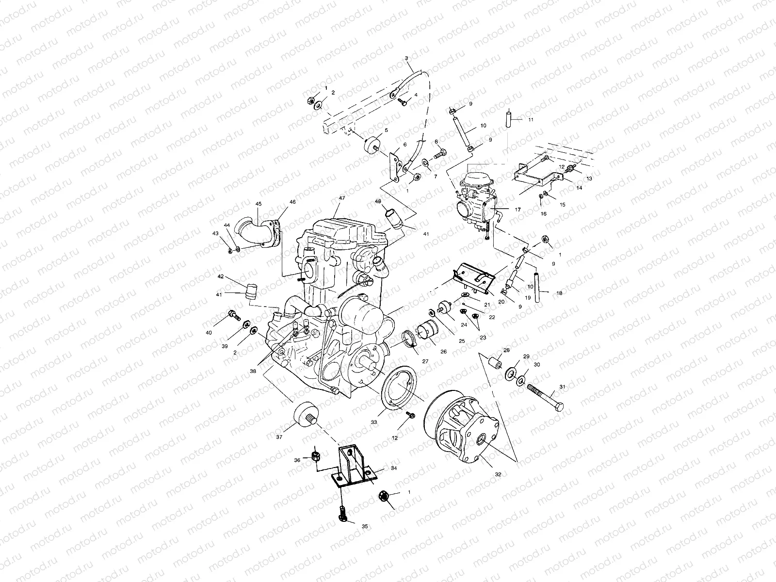 ENGINE MOUNTING - A03BG50AA (4975117511A09) | ENGINE MOUNTING - A03BG50AA (4975117511A09)