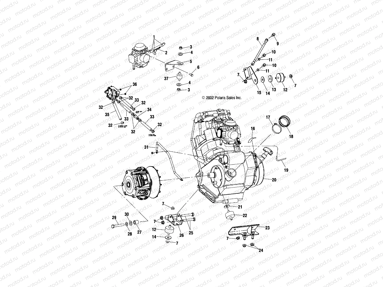 ENGINE MOUNTING - A03CA32AA (4978627862A07) | ENGINE MOUNTING - A03CA32AA (4978627862A07)
