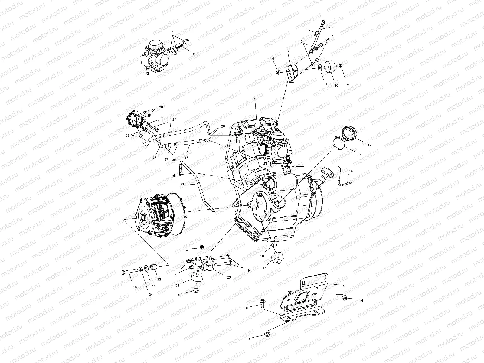 ENGINE MOUNTING - A03CD32AA/AB/AC/FB (4975217521B01) | ENGINE MOUNTING - A03CD32AA/AB/AC/FB (4975217521B01)