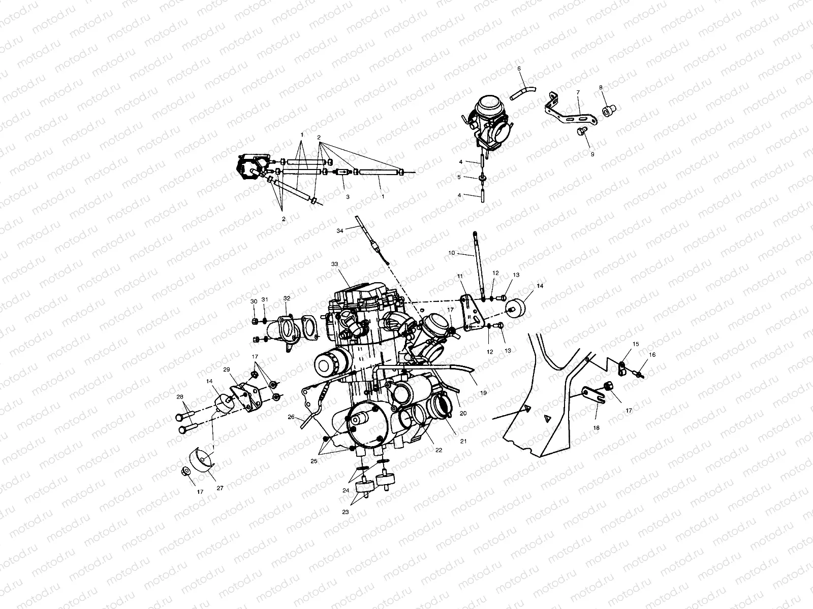 ENGINE MOUNTING - A03CH50AA/AB/AC/AD/AE/AH/AJ (4975417541A13) | ENGINE MOUNTING - A03CH50AA/AB/AC/AD/AE/AH/AJ (4975417541A13)