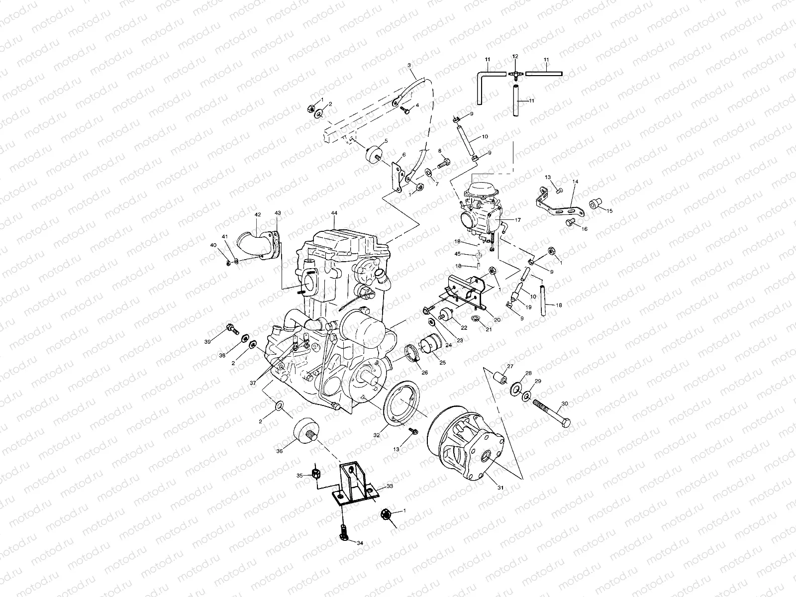 ENGINE MOUNTING - A03CL50AA (4975687568A09) | ENGINE MOUNTING - A03CL50AA (4975687568A09)
