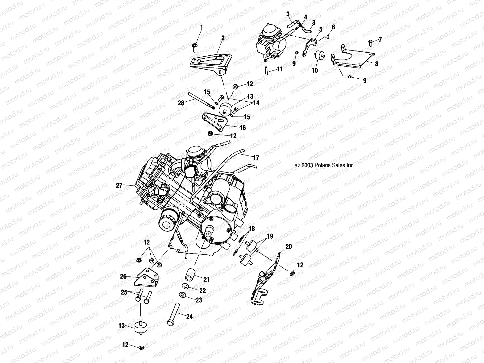 ENGINE MOUNTING - A04RB42AA/A04RD50AA/AB/AC/A04RF50AA (4981798179A13) | ENGINE MOUNTING - A04RB42AA/A04RD50AA/AB/AC/A04RF50AA (4981798179A13)
