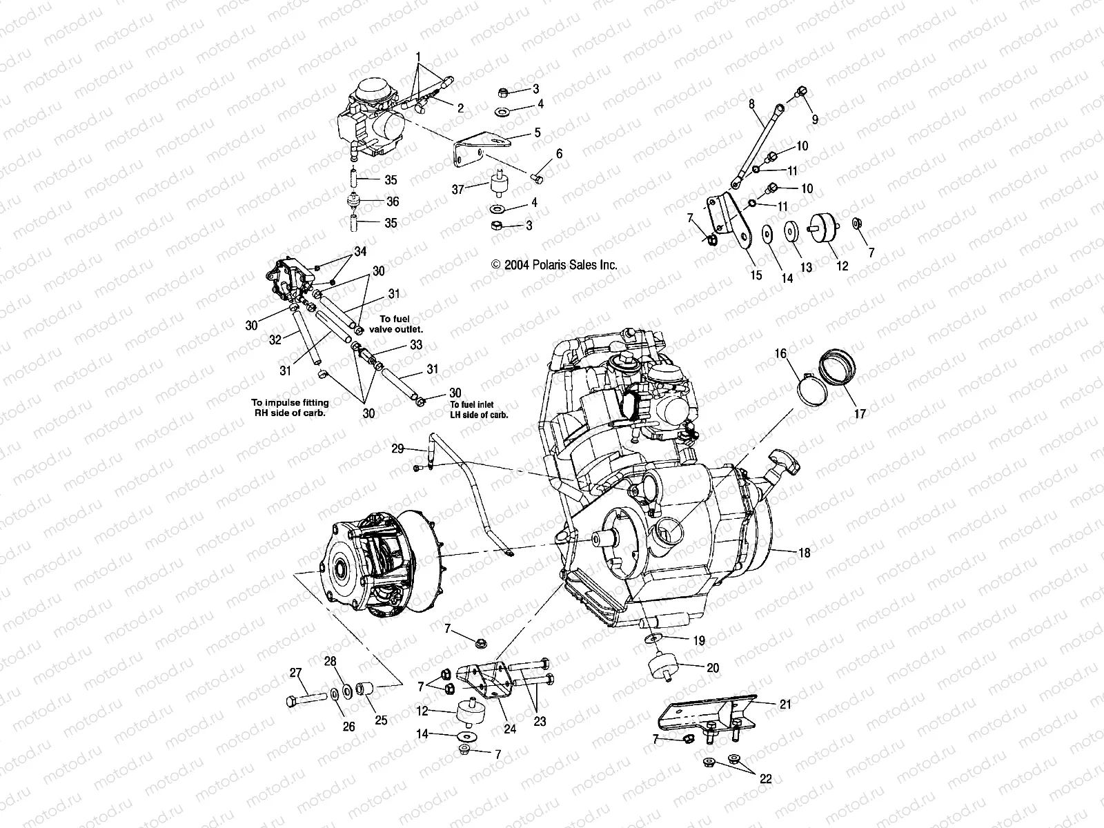 ENGINE MOUNTING - A05CA32EA (4999200489920048A09) | ENGINE MOUNTING - A05CA32EA (4999200489920048A09)