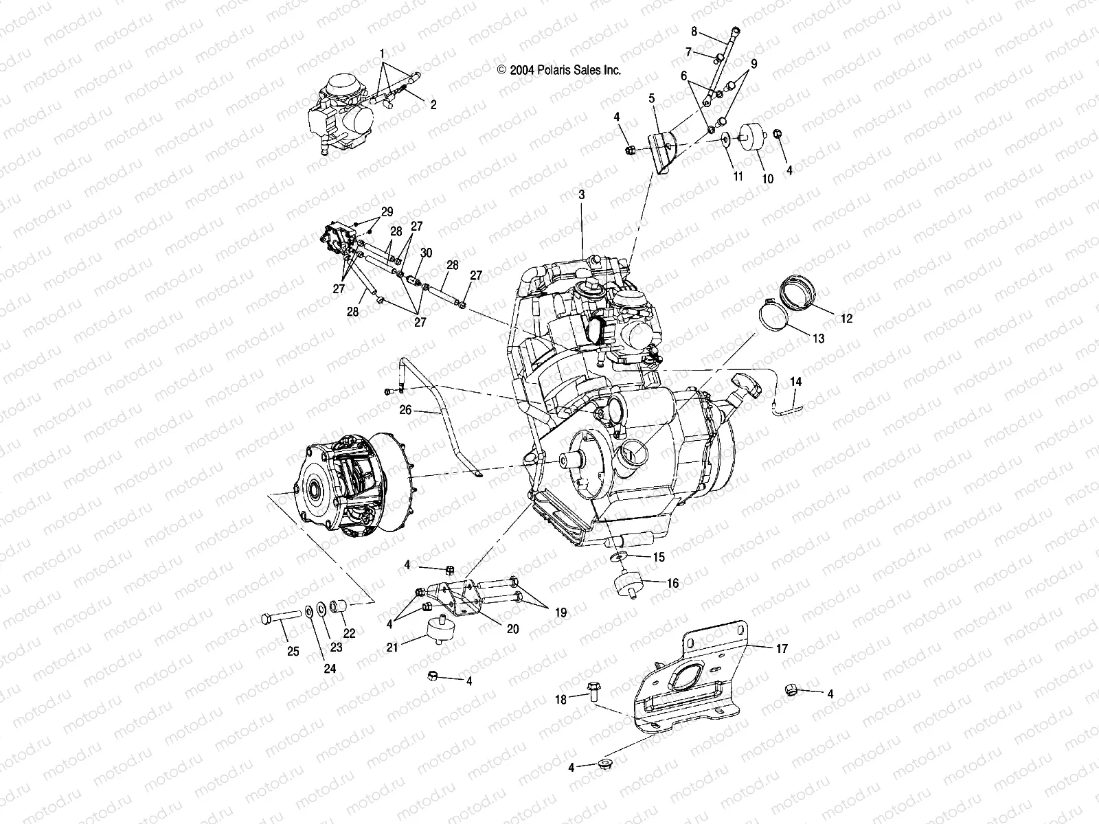 ENGINE MOUNTING - A05CB32AA (4994889488A11) | ENGINE MOUNTING - A05CB32AA (4994889488A11)