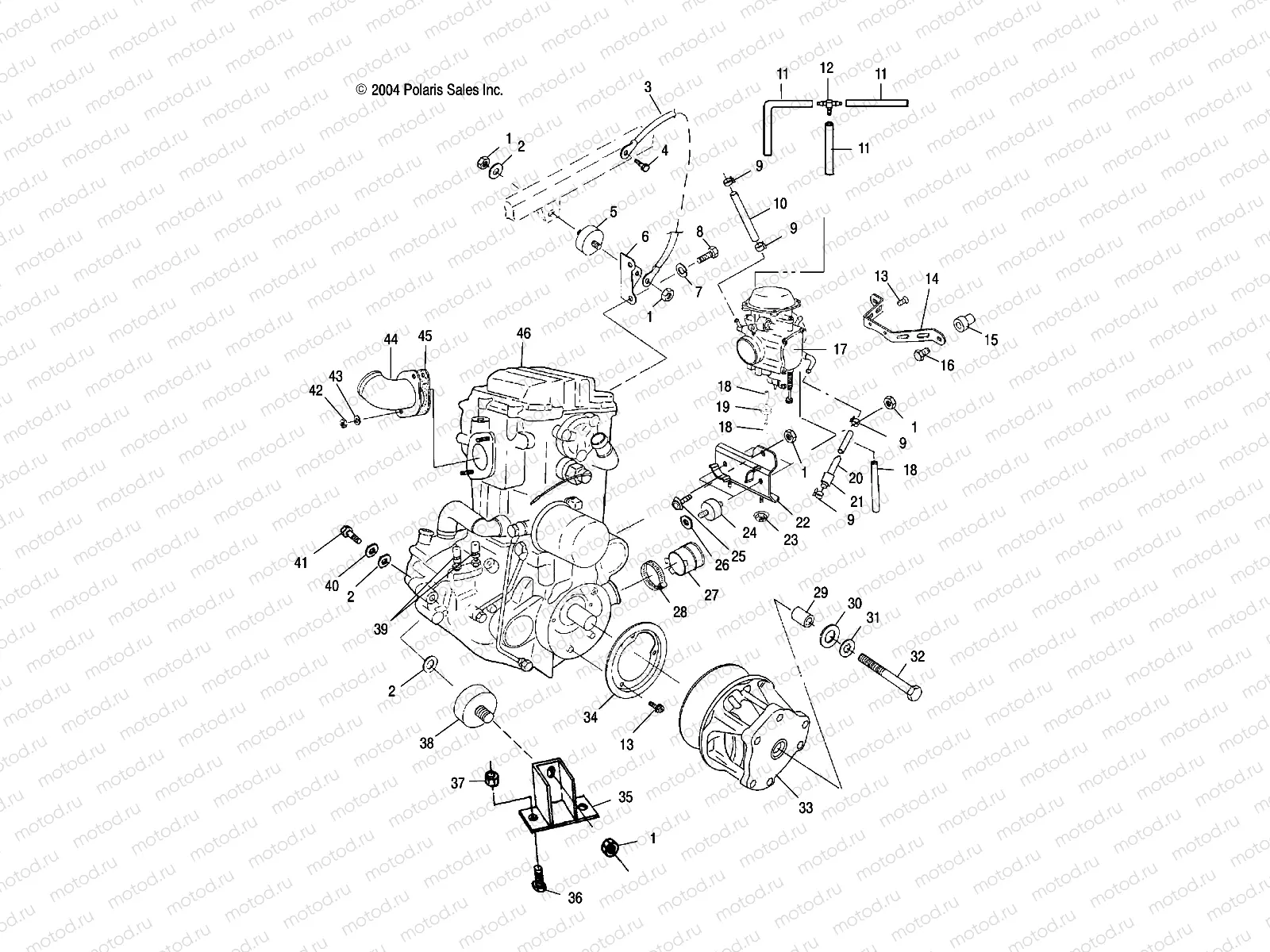ENGINE MOUNTING - A05CL50AA (4995019501A09) | ENGINE MOUNTING - A05CL50AA (4995019501A09)