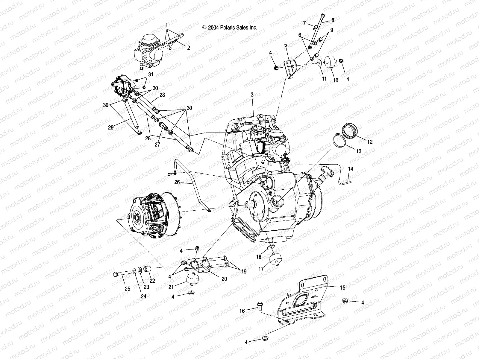 ENGINE MOUNTING - A05JD32AA (4995169516B01) | ENGINE MOUNTING - A05JD32AA (4995169516B01)