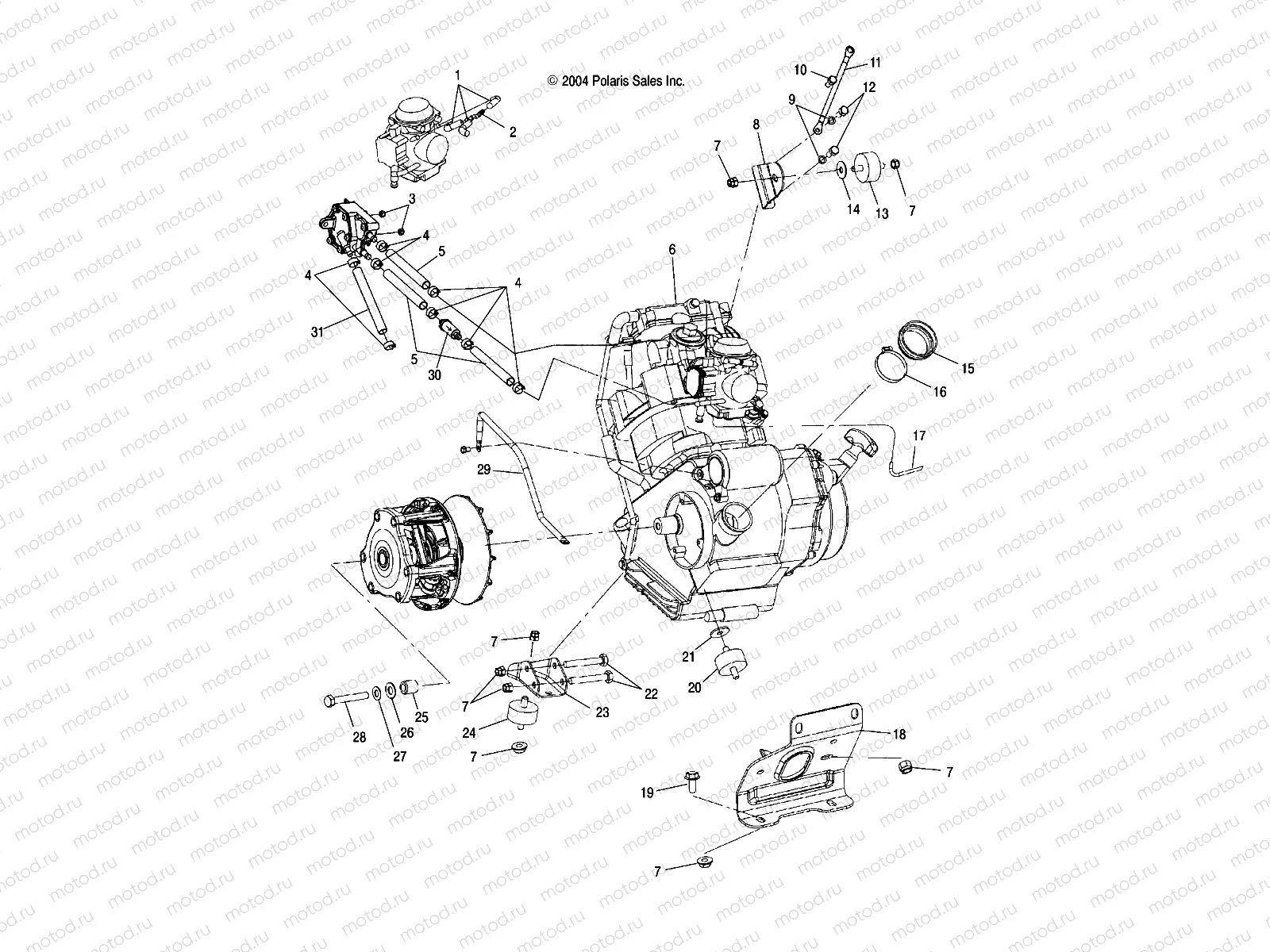 ENGINE MOUNTING - A05JD32EA (4997869786B01) | ENGINE MOUNTING - A05JD32EA (4997869786B01)