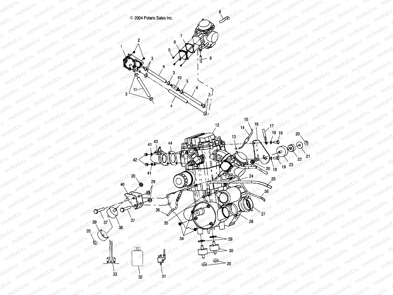 ENGINE MOUNTING - A05JD50AA/AB/AC (4995189518B01) | ENGINE MOUNTING - A05JD50AA/AB/AC (4995189518B01)