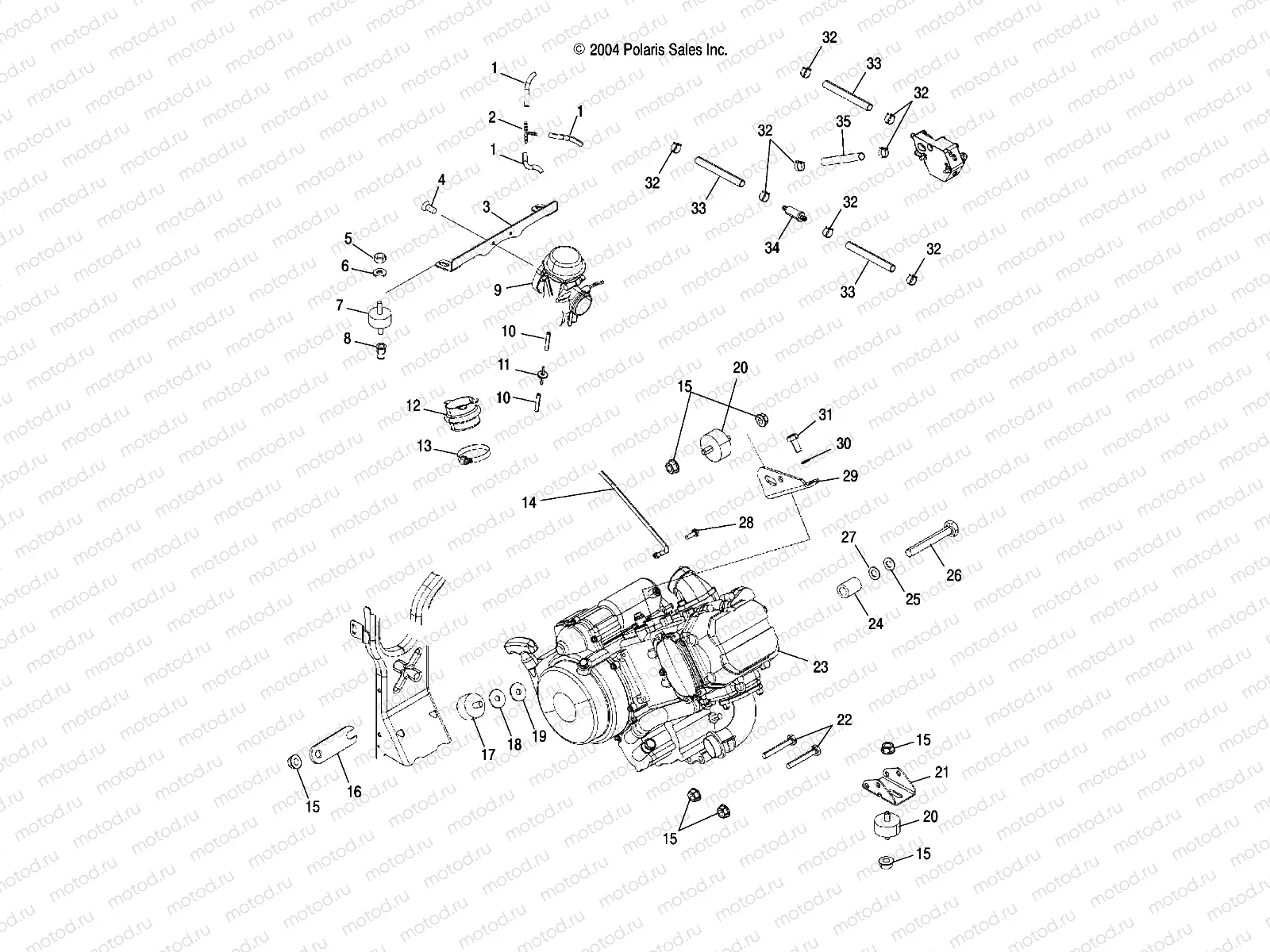 ENGINE MOUNTING - A05MH42AB/AG/AH (4994139413A13) | ENGINE MOUNTING - A05MH42AB/AG/AH (4994139413A13)