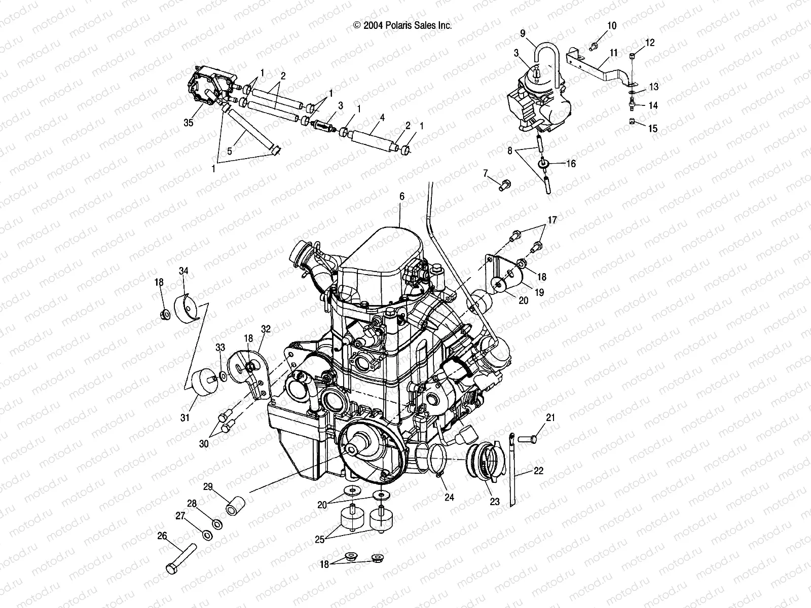 ENGINE MOUNTING - A05MH68AK/AN (4994229422B01) | ENGINE MOUNTING - A05MH68AK/AN (4994229422B01)