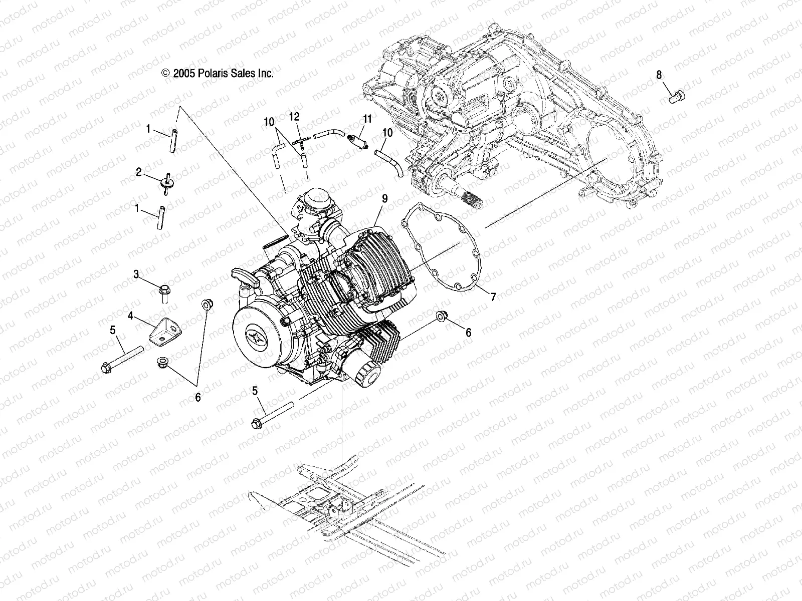 ENGINE MOUNTING - A06LB27AA/LD27AA/AB/AC/AD (4999202079920207A11) | ENGINE MOUNTING - A06LB27AA/LD27AA/AB/AC/AD (4999202079920207A11)