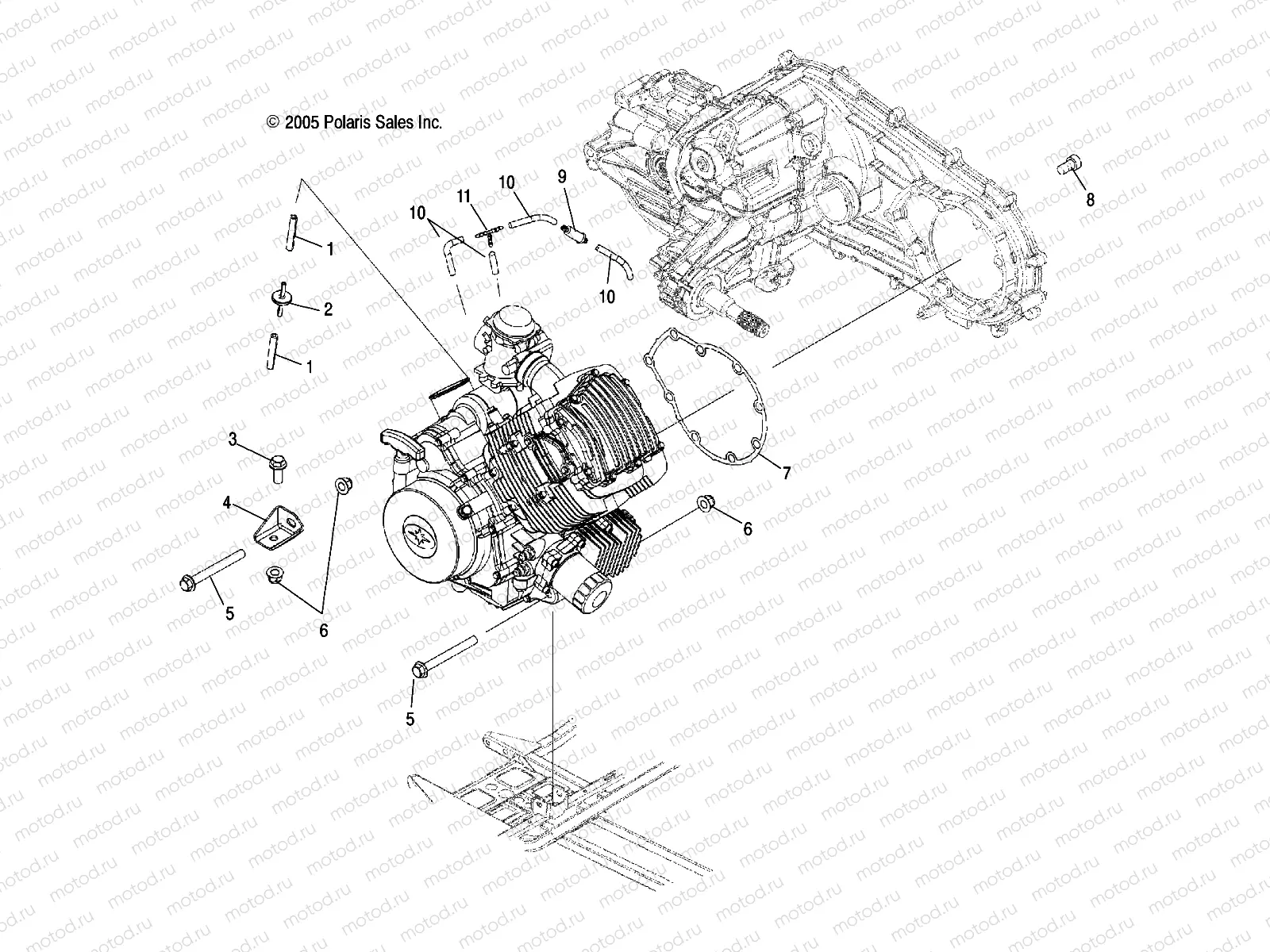 ENGINE MOUNTING - A06LB27FA/LD27FB (4999206689920668A11) | ENGINE MOUNTING - A06LB27FA/LD27FB (4999206689920668A11)