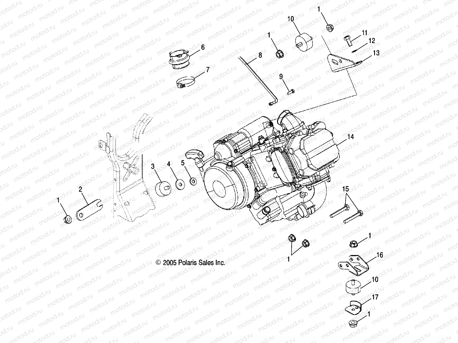 ENGINE MOUNTING - A06MH50AA/AB/AD/AF (4999200099920009A11) | ENGINE MOUNTING - A06MH50AA/AB/AD/AF (4999200099920009A11)