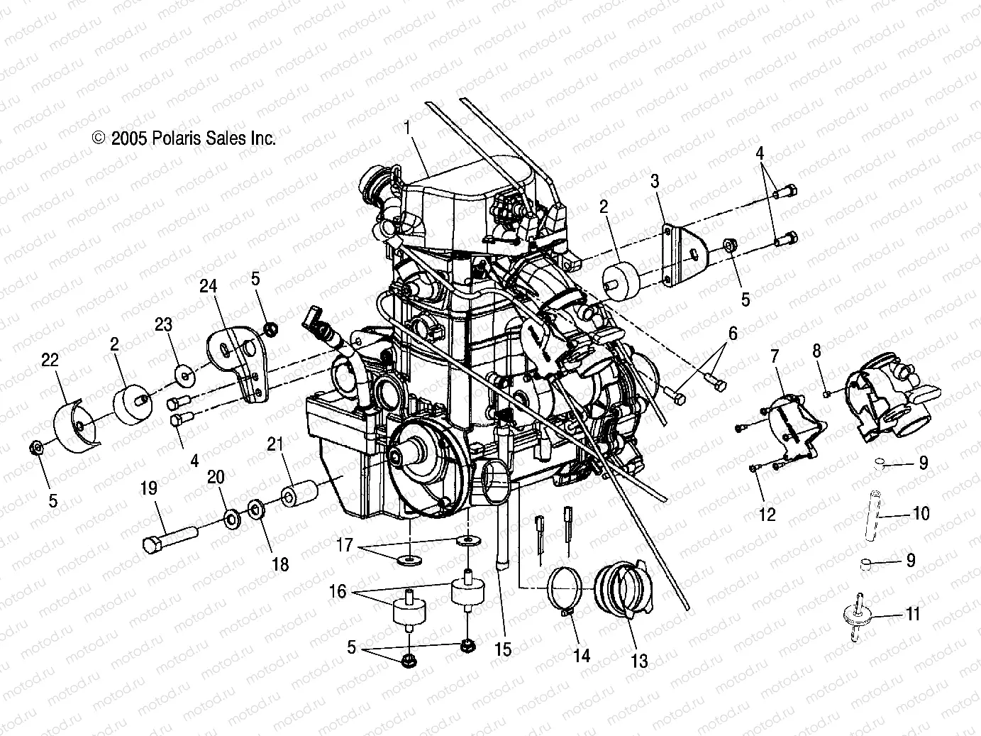 ENGINE MOUNTING - A06MH68AQ/AT/AX/AY/AZ (4999200229920022A13) | ENGINE MOUNTING - A06MH68AQ/AT/AX/AY/AZ (4999200229920022A13)