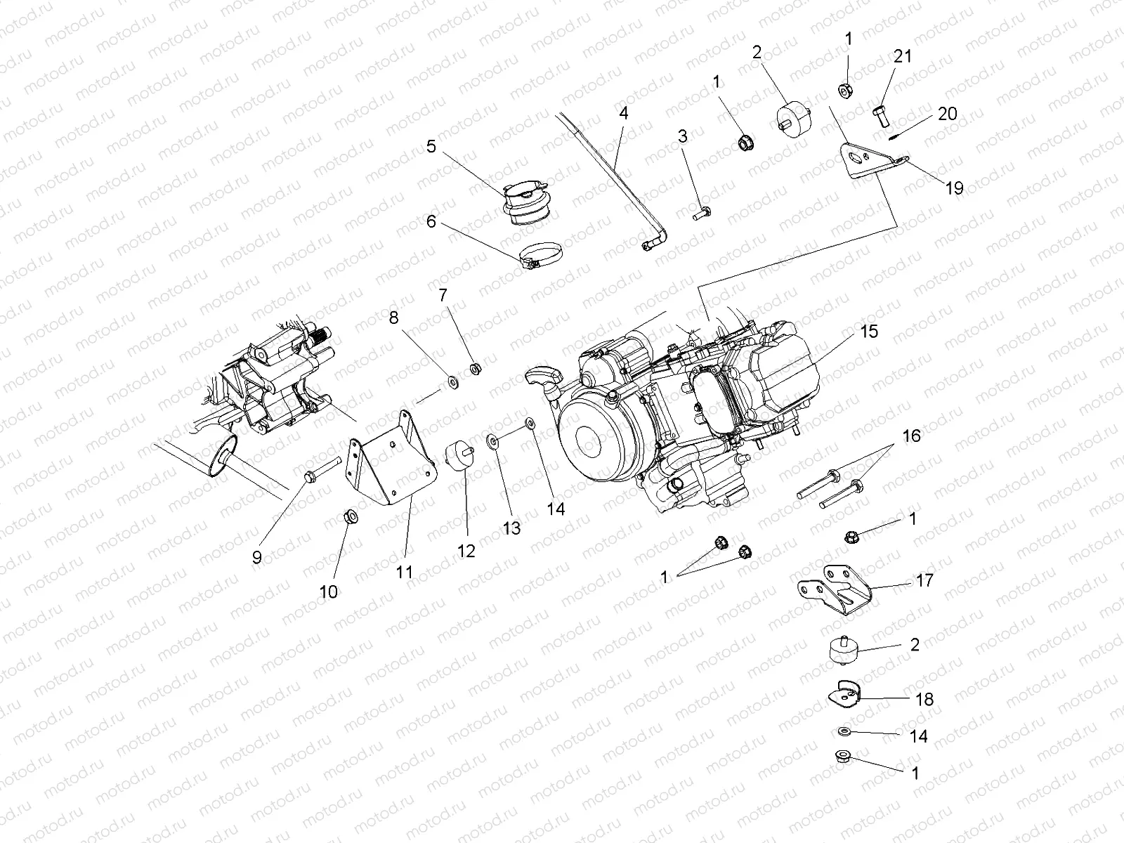 ENGINE MOUNTING - A06MN50AU/AW (4999204069920406B04) | ENGINE MOUNTING - A06MN50AU/AW (4999204069920406B04)