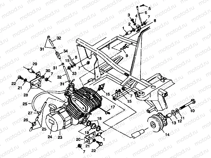 ENGINE MOUNTING - A99AA25CA (4949594959a009) | ENGINE MOUNTING - A99AA25CA (4949594959a009)