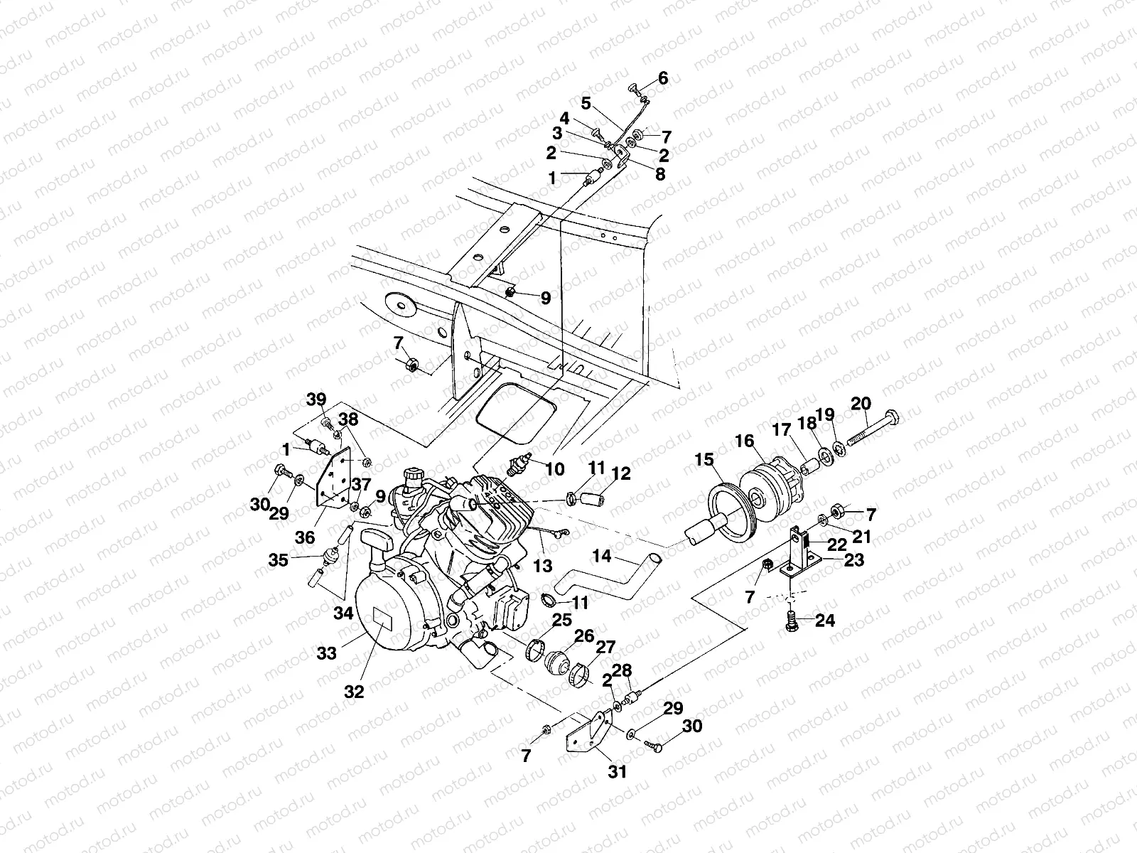 ENGINE MOUNTING - A99BA38CA (4949534953a009) | ENGINE MOUNTING - A99BA38CA (4949534953a009)