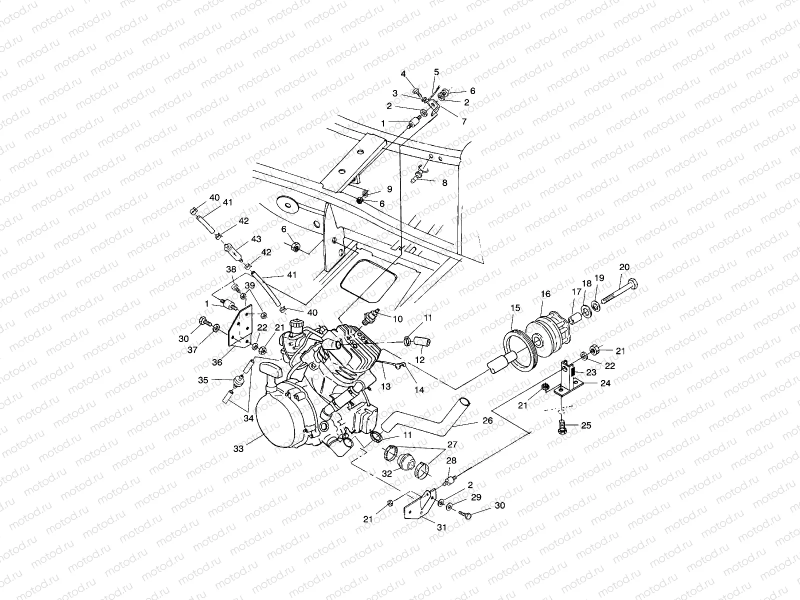 ENGINE MOUNTING - A99BG38CA (4949664966a009) | ENGINE MOUNTING - A99BG38CA (4949664966a009)