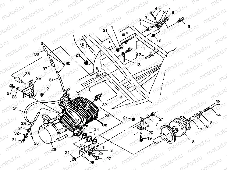 ENGINE MOUNTING - A99CA28CA (4949444944a010) | ENGINE MOUNTING - A99CA28CA (4949444944a010)