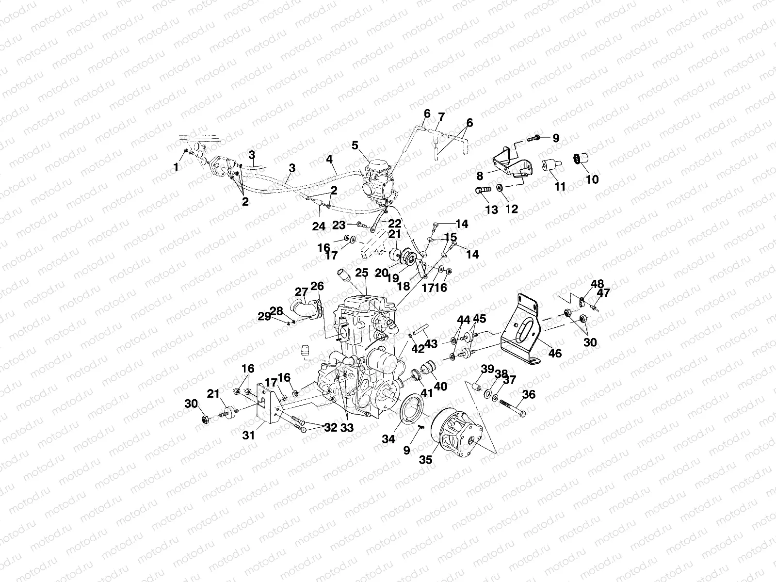 ENGINE MOUNTING - A99CD50AA (4949254925A013) | ENGINE MOUNTING - A99CD50AA (4949254925A013)
