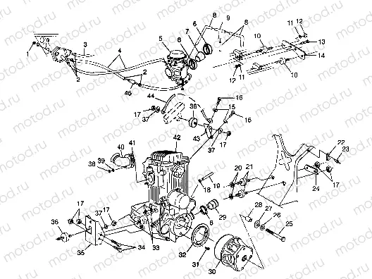 ENGINE MOUNTING - A99CH33CB (4945964596a013) | ENGINE MOUNTING - A99CH33CB (4945964596a013)