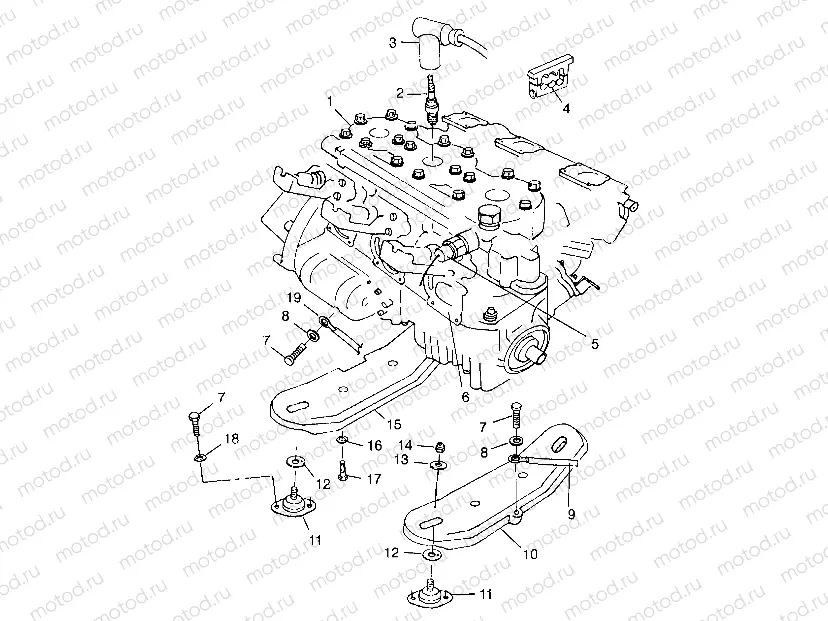 ENGINE MOUNTING - B974978 (4941254125b001) | ENGINE MOUNTING - B974978 (4941254125b001)