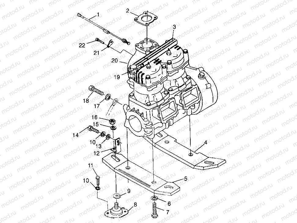 ENGINE MOUNTING HURRICANE B974473 and Intl. HURRICANE I974473 (4941044104B002) | ENGINE MOUNTING HURRICANE B974473 and Intl. HURRICANE I974473 (4941044104B002)