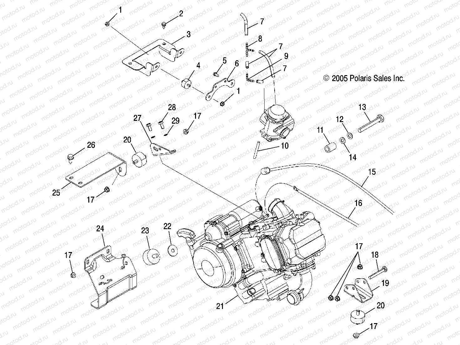 ENGINE MOUNTING - R06RB50AA/RD50AA (4999202119920211B03) | ENGINE MOUNTING - R06RB50AA/RD50AA (4999202119920211B03)