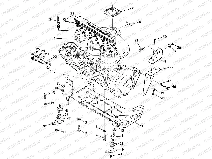 ENGINE MOUNTING SL 650/B924058 (4922922292011A) | ENGINE MOUNTING SL 650/B924058 (4922922292011A)