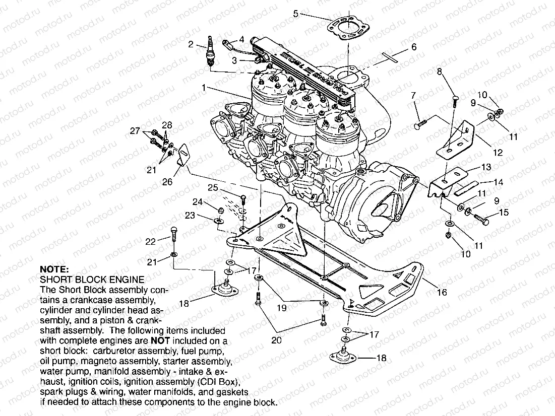 ENGINE MOUNTING SL 750 B954070 (4930523052B001) | ENGINE MOUNTING SL 750 B954070 (4930523052B001)