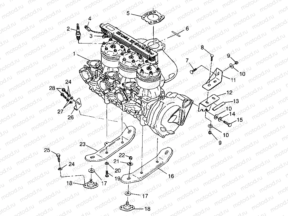 ENGINE MOUNTING SL 780 B974088 and Intl. SL 780 I974088 (4940924092B001) | ENGINE MOUNTING SL 780 B974088 and Intl. SL 780 I974088 (4940924092B001)