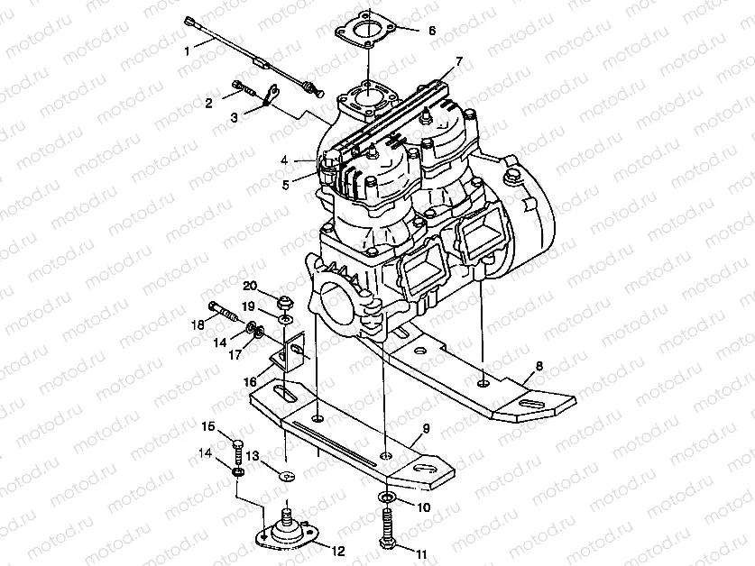 ENGINE MOUNTING SLT 700 B974572 (4941124112B001) | ENGINE MOUNTING SLT 700 B974572 (4941124112B001)