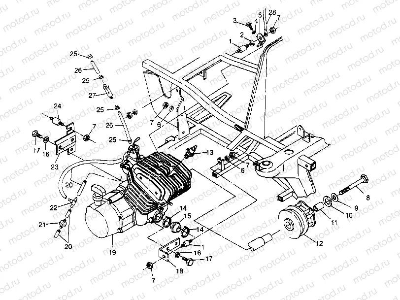 ENGINE MOUNTING Trail Blazer W947221 (4926832683A008) | ENGINE MOUNTING Trail Blazer W947221 (4926832683A008)