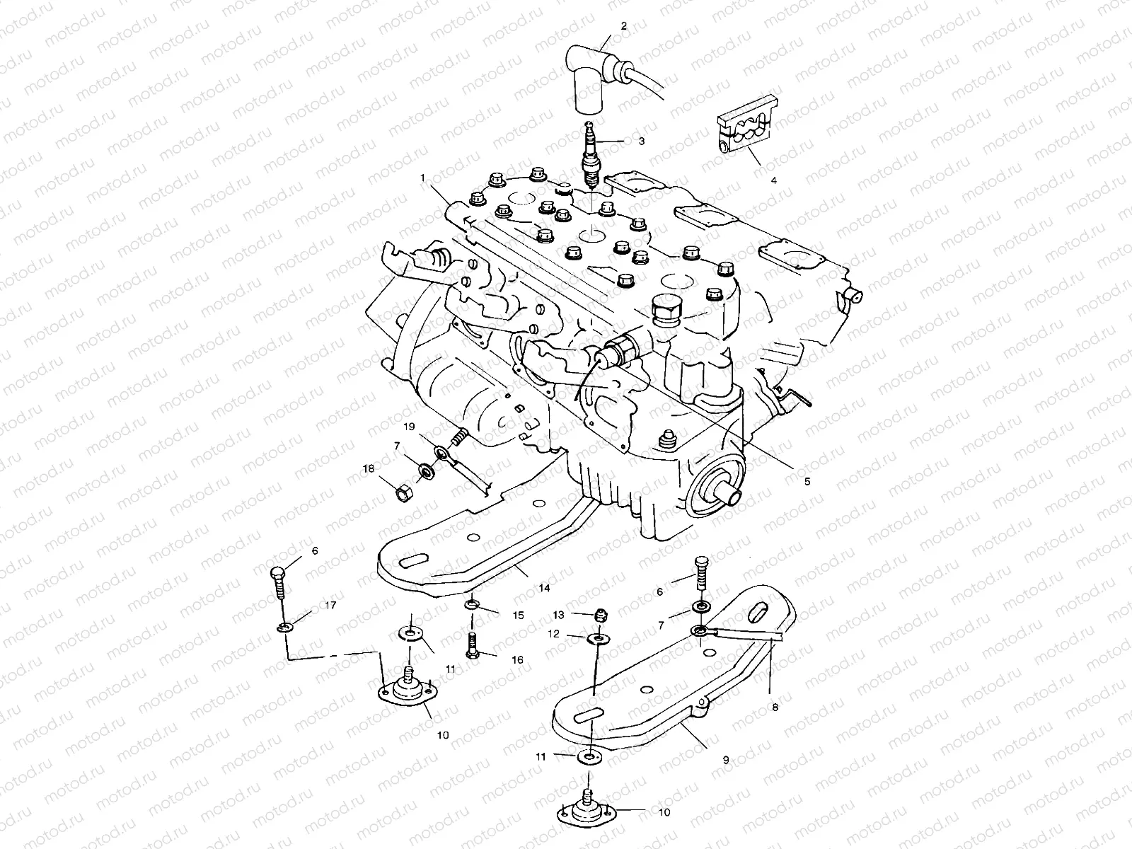 ENGINE MOUNTING - W004978I (4955795579B001) | ENGINE MOUNTING - W004978I (4955795579B001)