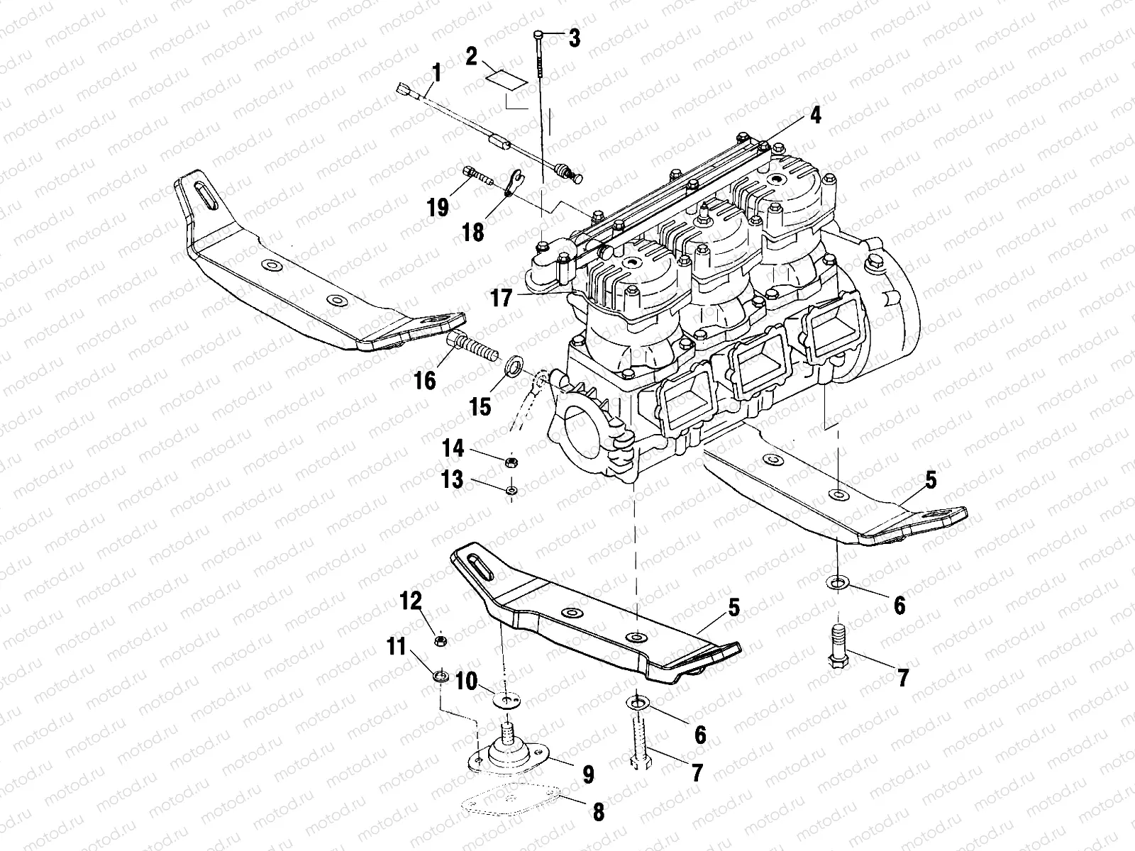 ENGINE MOUNTING - W005099D (4955775577B004) | ENGINE MOUNTING - W005099D (4955775577B004)