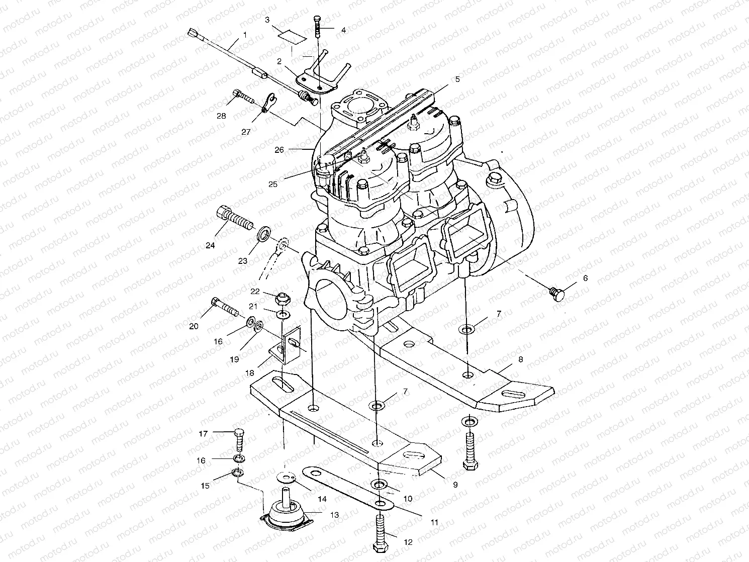 ENGINE MOUNTING - W014697D (4964806480A013) | ENGINE MOUNTING - W014697D (4964806480A013)
