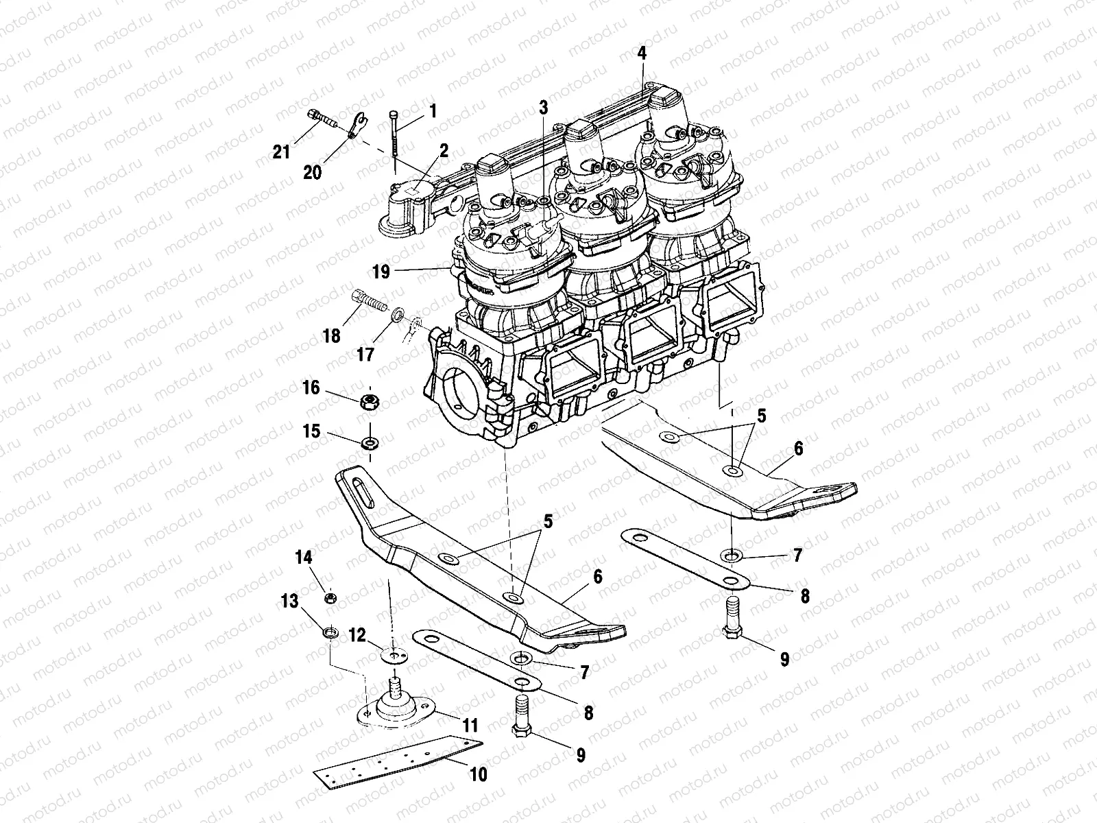 ENGINE MOUNTING - W015098D (4964876487B014) | ENGINE MOUNTING - W015098D (4964876487B014)