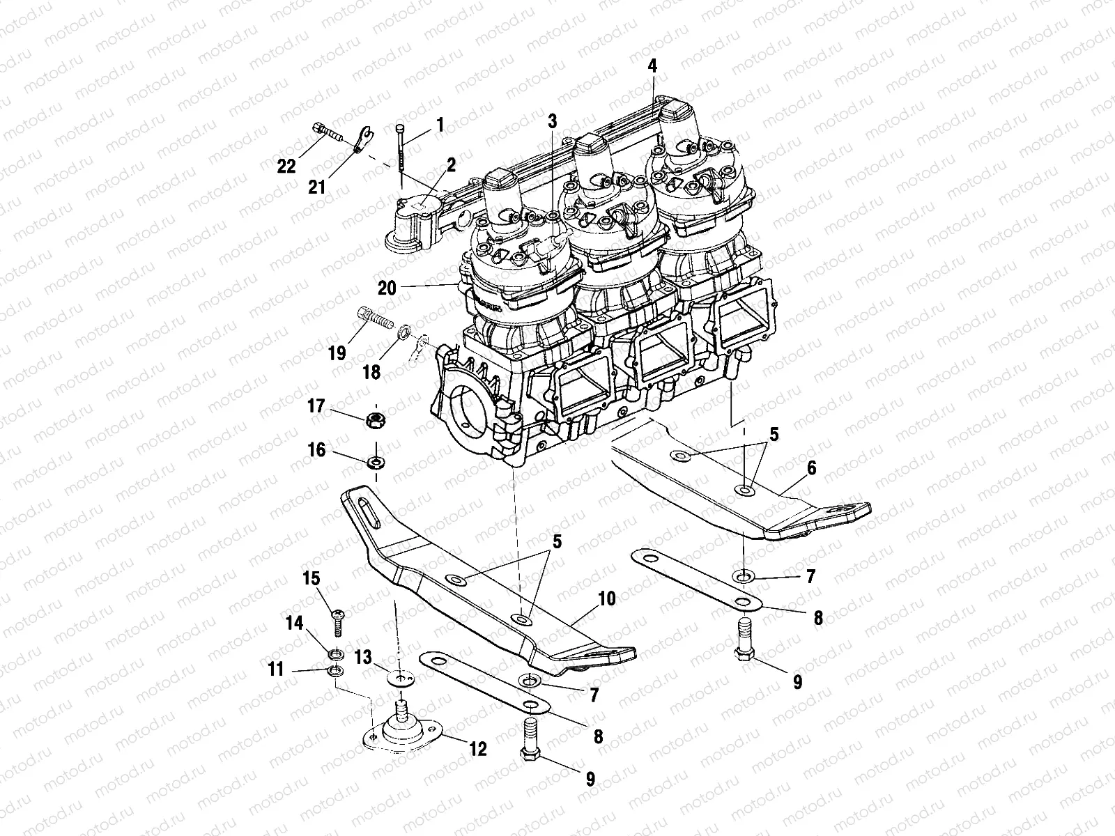 ENGINE MOUNTING - W015198D (4964846484B014) | ENGINE MOUNTING - W015198D (4964846484B014)