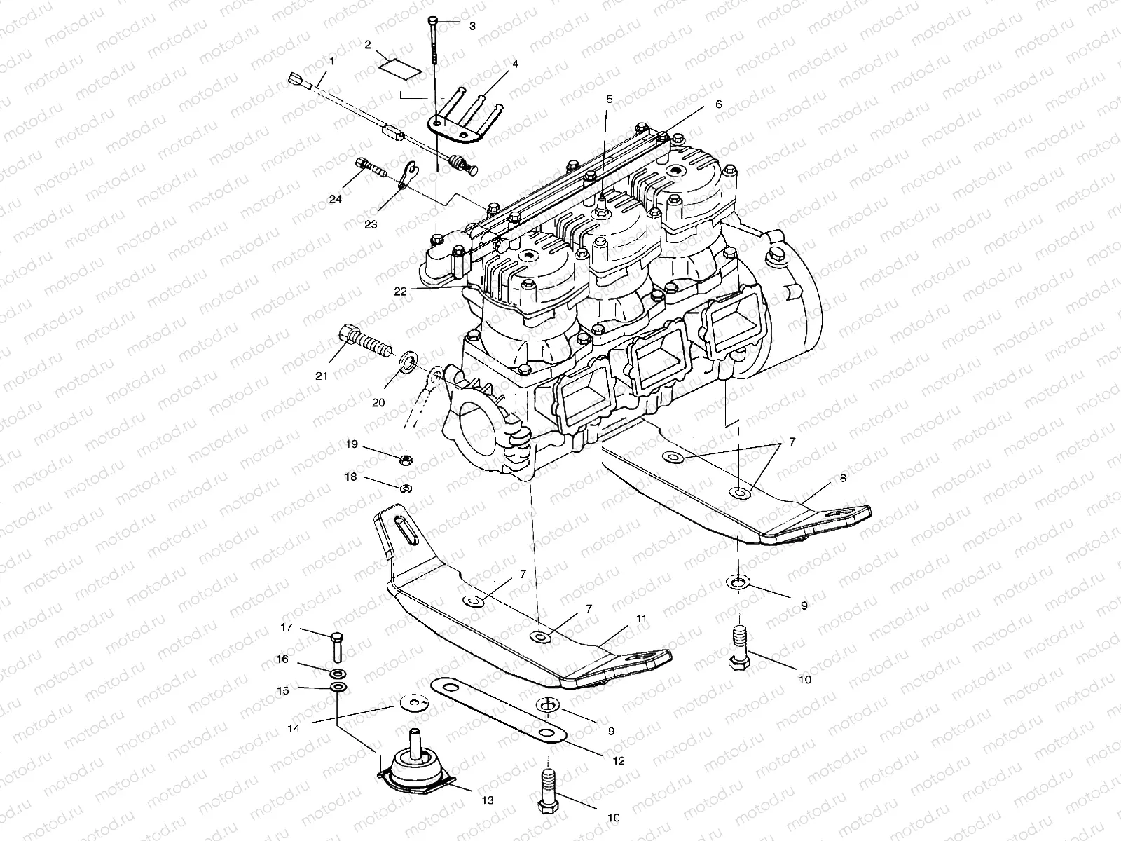 ENGINE MOUNTING - W015199D (4964836483C001) | ENGINE MOUNTING - W015199D (4964836483C001)