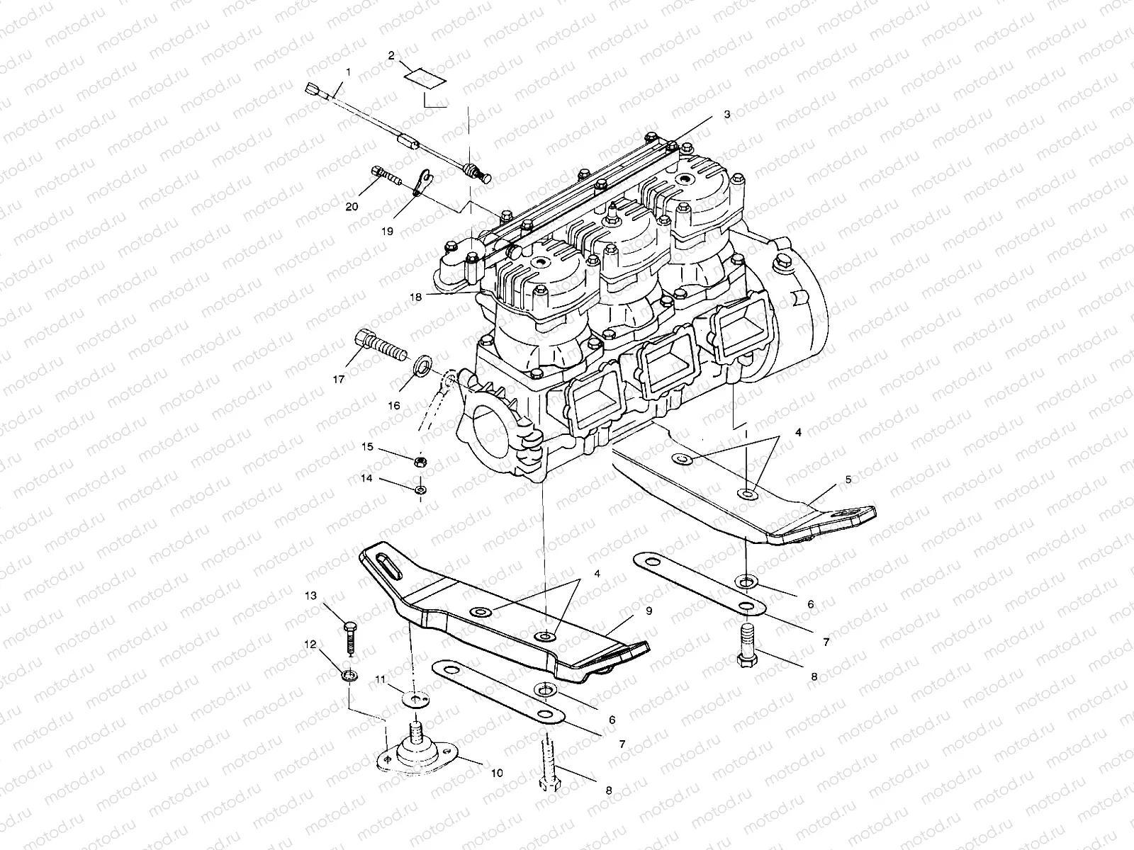 ENGINE MOUNTING - W025099D/W025099I (4971417141B02) | ENGINE MOUNTING - W025099D/W025099I (4971417141B02)