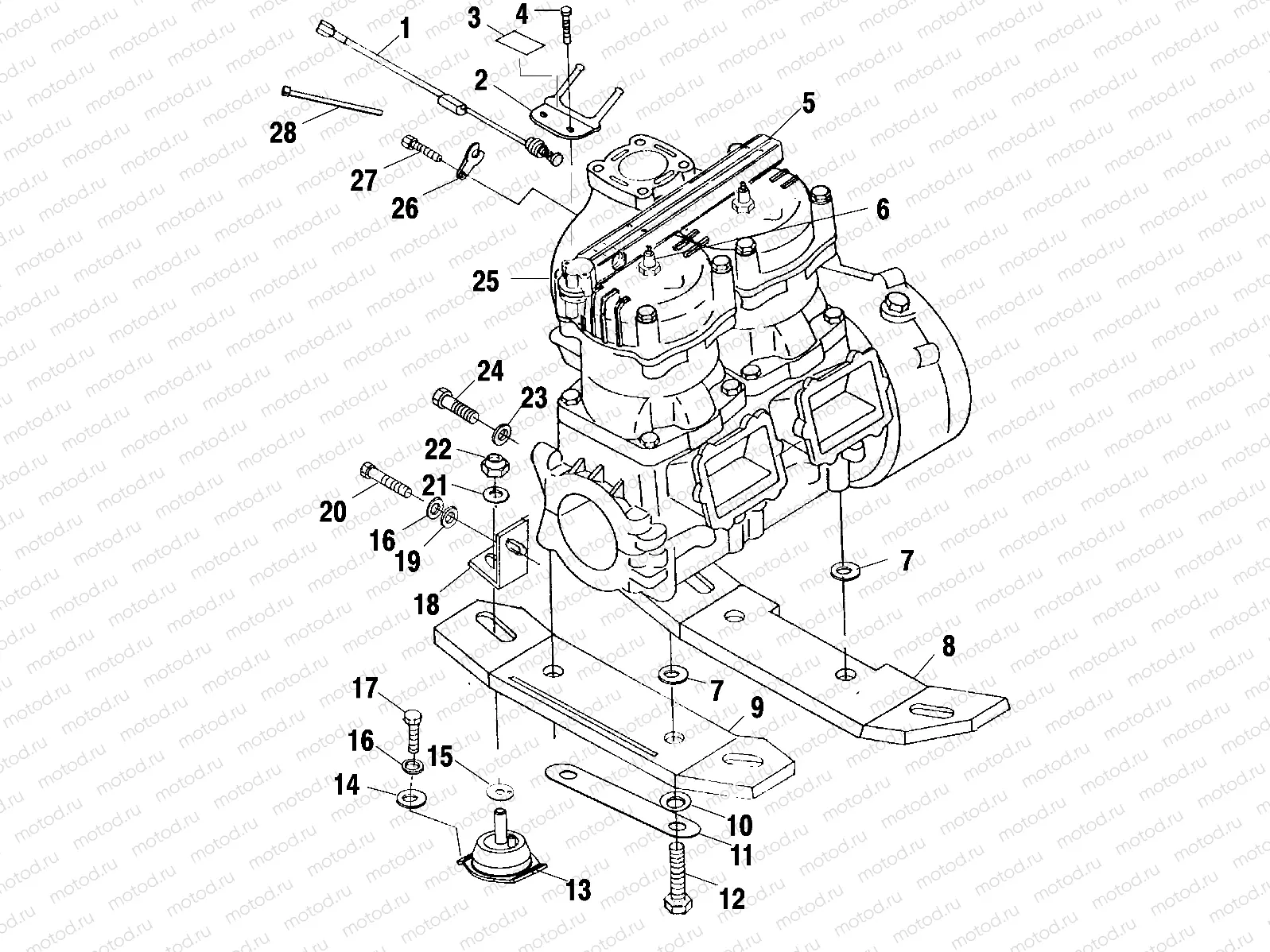 ENGINE MOUNTING - W025197D/W025197I (4971297129B06) | ENGINE MOUNTING - W025197D/W025197I (4971297129B06)