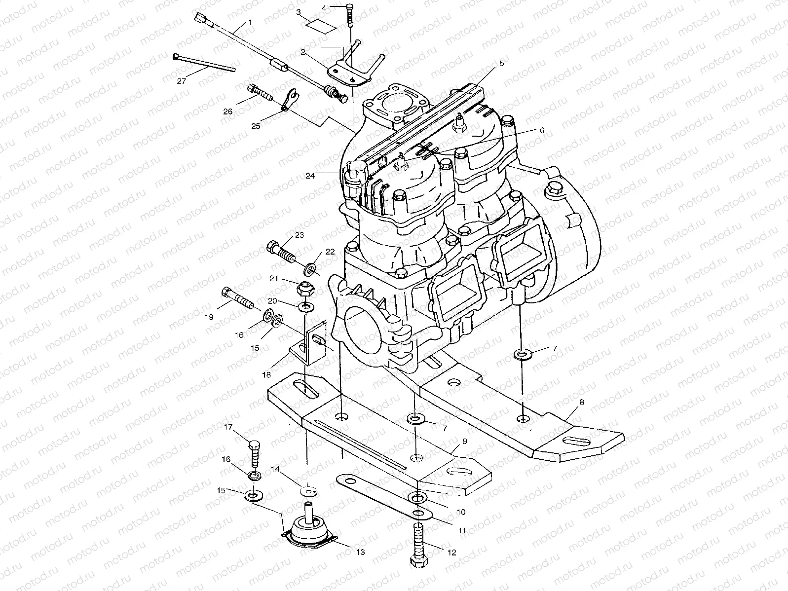 ENGINE MOUNTING - W035297DA/W035297IA (4980978097B04) | ENGINE MOUNTING - W035297DA/W035297IA (4980978097B04)
