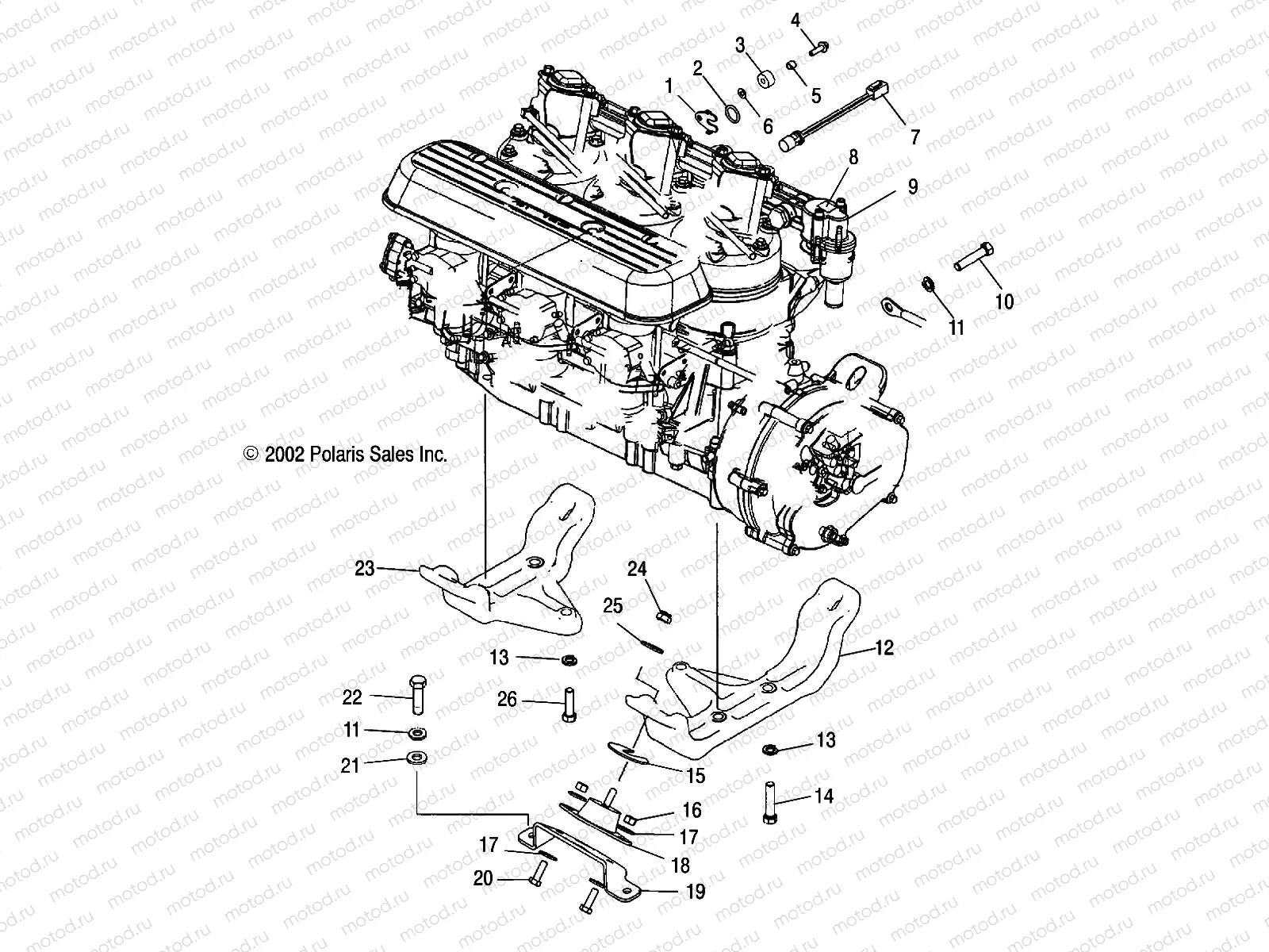 ENGINE MOUNTING - W035303CA/CB/IA/IB (4981068106B10) | ENGINE MOUNTING - W035303CA/CB/IA/IB (4981068106B10)