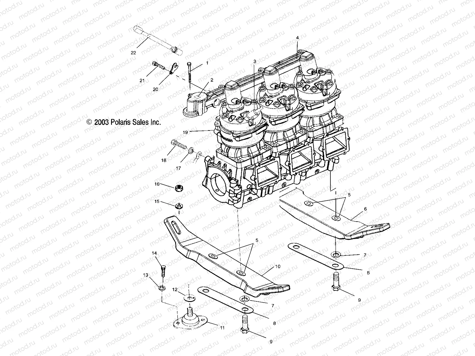 ENGINE MOUNTING - W045098CA/IA (4990459045B13) | ENGINE MOUNTING - W045098CA/IA (4990459045B13)