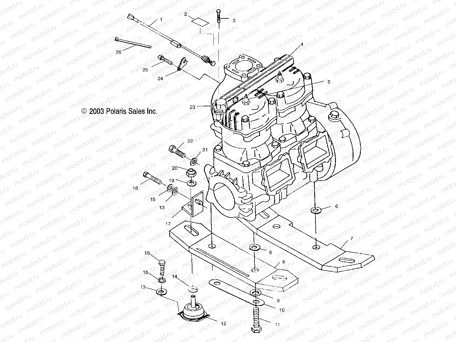 ENGINE MOUNTING - W045101CA/W045101IA (4990479047B06) | ENGINE MOUNTING - W045101CA/W045101IA (4990479047B06)