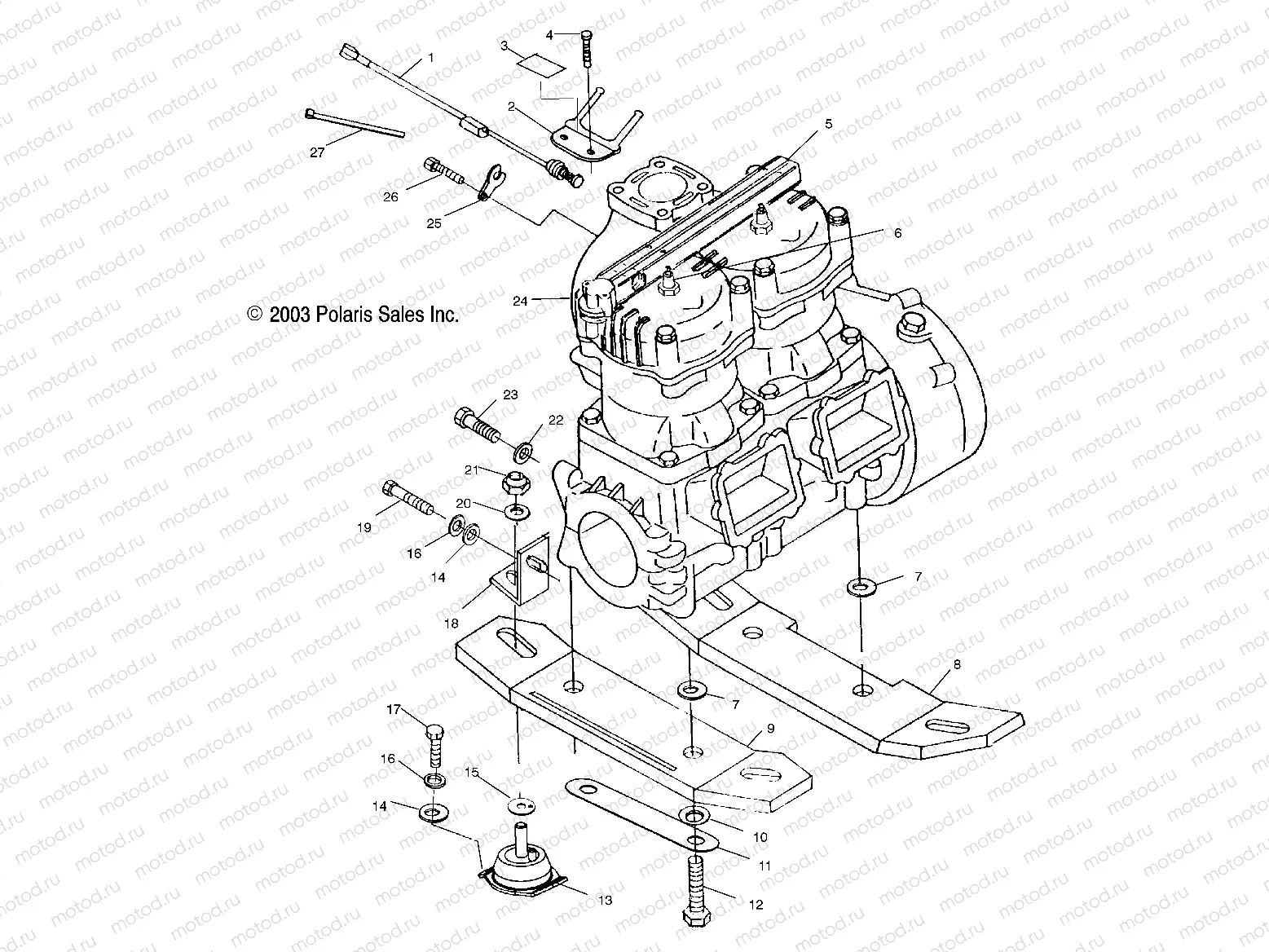 ENGINE MOUNTING - W045197DA/IA (4990499049B06) | ENGINE MOUNTING - W045197DA/IA (4990499049B06)