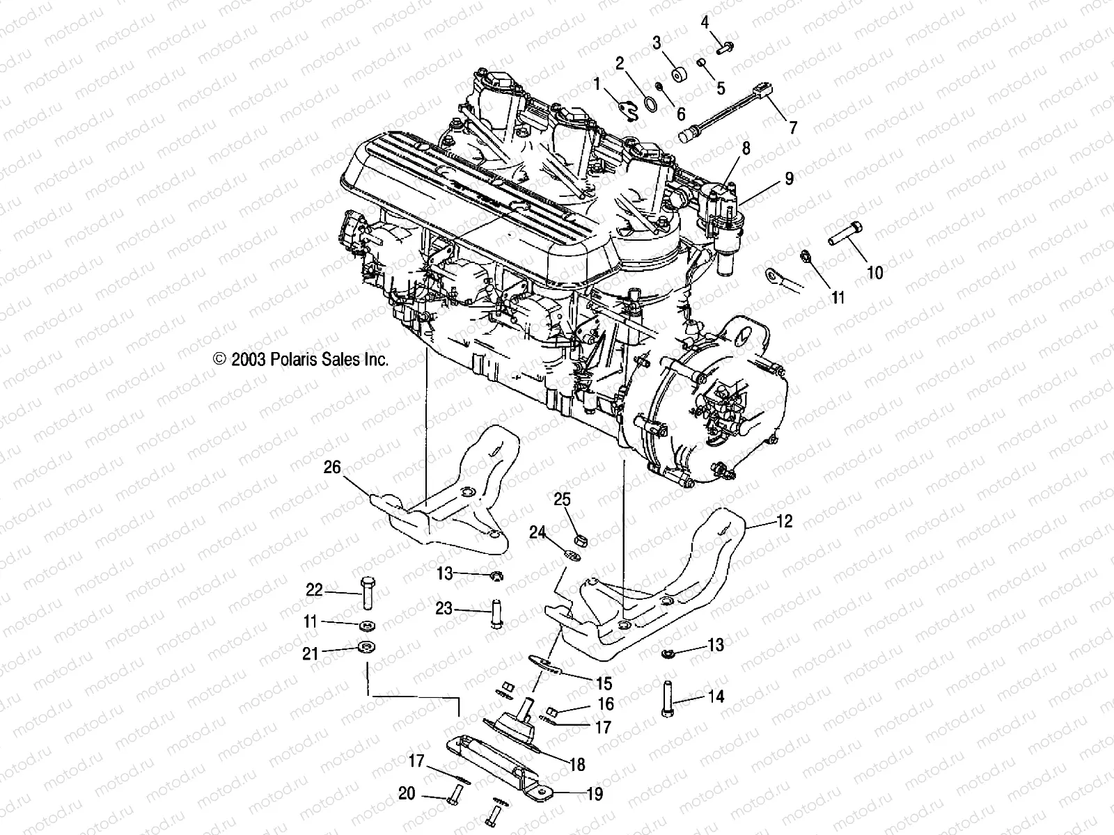 ENGINE MOUNTING - W045303CA/IA (4990539053B10) | ENGINE MOUNTING - W045303CA/IA (4990539053B10)