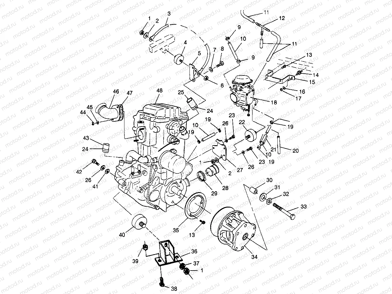 ENGINE MOUNTING - W98AE50A (4946394639a011) | ENGINE MOUNTING - W98AE50A (4946394639a011)