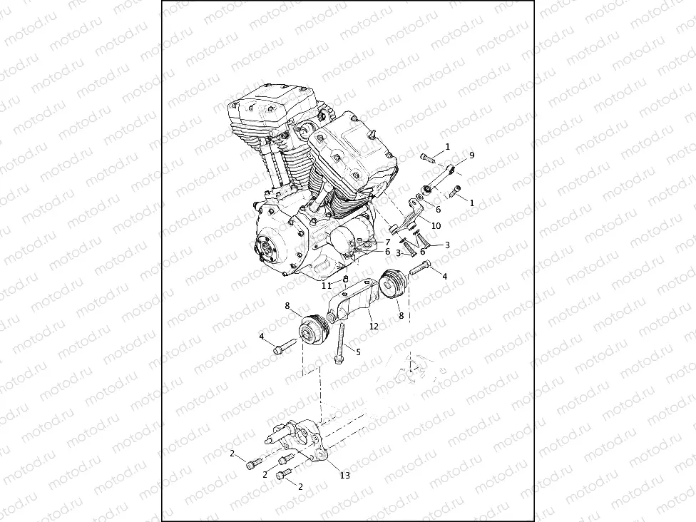ENGINE MOUNTS AND STABILIZER LINK
